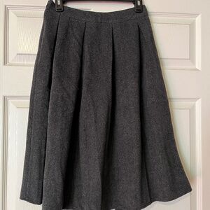 Wool blend skirt